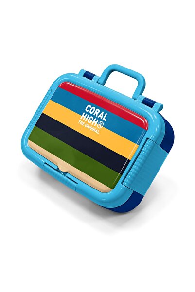 Coral High Παιδικό πολύχρωμο κουτί φαγητού από ανοξείδωτο ατσάλι με σχέδια 39112