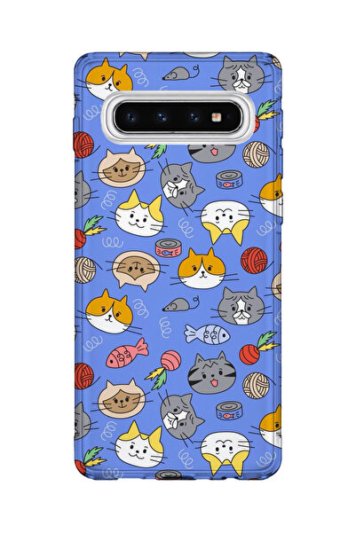 lelia حافظة هاتف شفافة مطبوعة متوافقة مع هاتف سامسونج جالاكسي S10 |   المجموع...