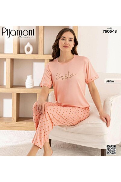 Pijamoni Milan Kısakol pijama takımı
