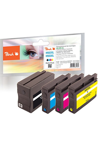 Peach Съвместима касета за HP Nr.932/933XL MultiPackPlus