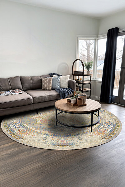 BigArts Home Modern Soyut Desenli Kaymaz Taban Salon Mutfak Antre Halısı Yoll...
