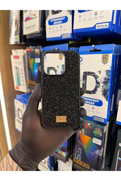 SOYLU MİX حافظة آيفون 14 برو من السيليكون الفاخر للغاية مع لمسة من الأحجار ال...