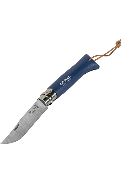 Opinel Cuțit de buzunar albastru nr. 08 cu teacă