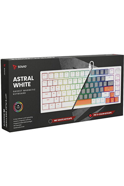 Savio Keyboard ASTRAL WJ 3C OUTEMU WHITE RGB