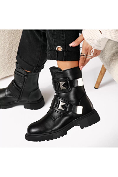 Zaira Γυναικείες Γούνινες Μπότες Lyla Μαύρες #17648 - 40