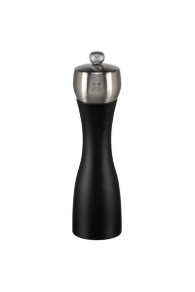 Peugeot Râșniță de piper FIDJI, lemn de fag negru, 20 cm