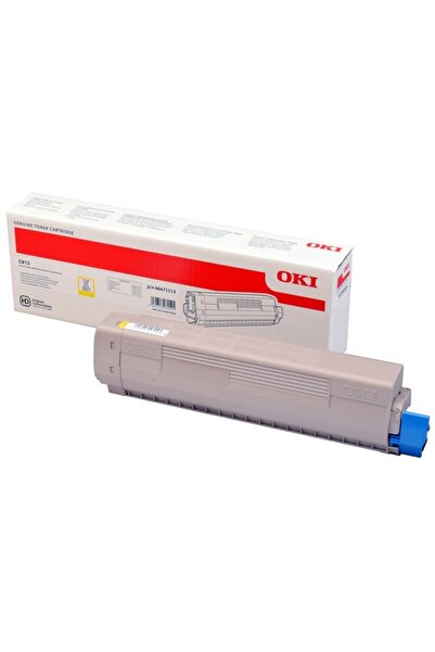 OKI Тонер за принтер, жълт, 5000 стр. C813