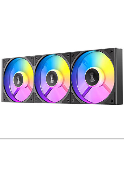 ANTEC Set de 3 LED-uri Connect 120 ARGB PWM Negre