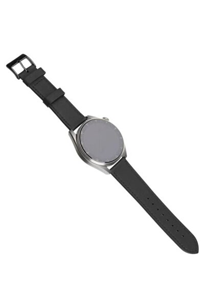 FIXED Leather Strap for Smartwatch 20mm wide, Black