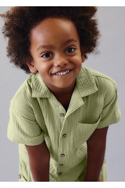 MAYORAL Cămașă de băiat Musin, verde