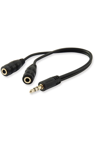 EQUIP Splitter cablu audio 3.5mm 1x St/2x Bu