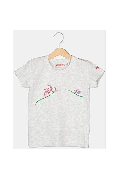 Pegas Casual T-Shirt Family Kids Light Grey-XXL