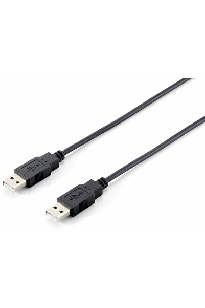 EQUIP Cablu USB 2.0 A -> A Oțel/Oțel 1.80m 480Mbps sw În pungă de polietilenă