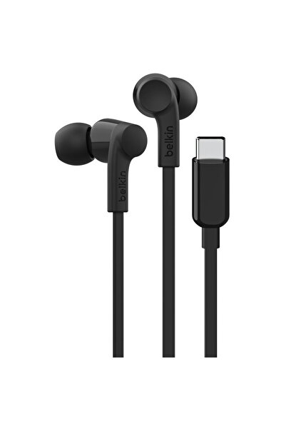 Belkin Căști SoundForm cu fir, fără sârmă , pentru muzică/zi, USB tip C, negre
