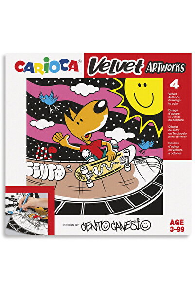 CARIOCA Velvet Coloring Book - Sport