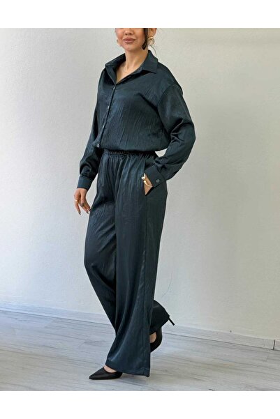 CİXAPLE Double Set Printed Satin