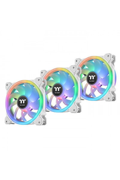 THERMALTAKE Swafan 14 RGB (pachet cu 3 ventilatoare) alb