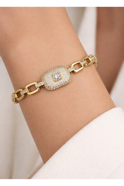 BİJU YILMAZ سوار ذهبي بتصميم حجري من Xuping - 26xpb17