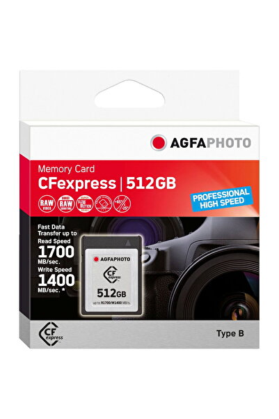 AgfaPhoto CFexpress 512GB Professional High Speed Memory Card