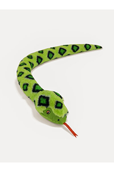 Pufu Toys 100 Cm Sevimli Yılan Peluş Oyuncak Yeşil