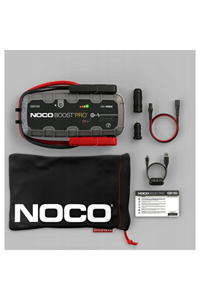 NOCO GB150 Boost 12V 3000A Jump Starter with Integrated Battery 12V/USB