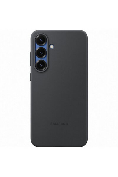 Samsung Carcasă din silicon pentru Galaxy S25+, neagră