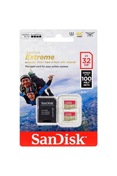 SanDisk microSDHC ActionSC 32GB 2x Extr.100MB