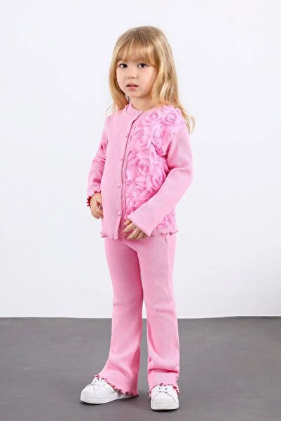 Minigimin Cicileri Set din 2 piese pentru fetițe, cu cardigan cu aplicații de...