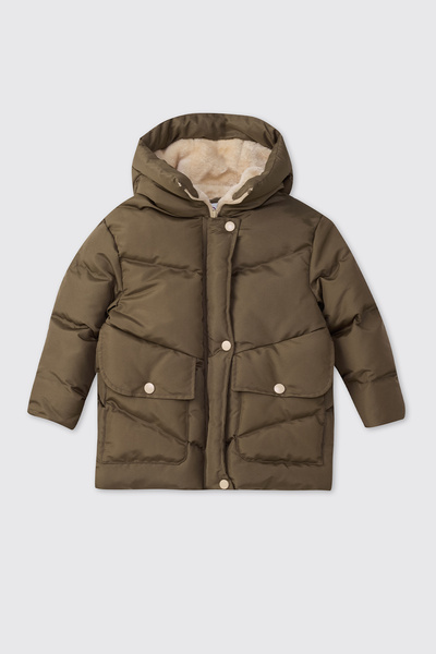 Panço Kız Çocuk Vizon Mont