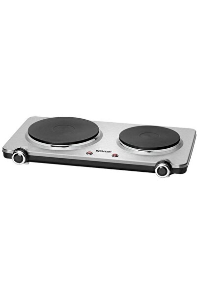 BOMANN 2 Zone Cooktop, 1500W, Stainless Steel, DKP 5033 E CB