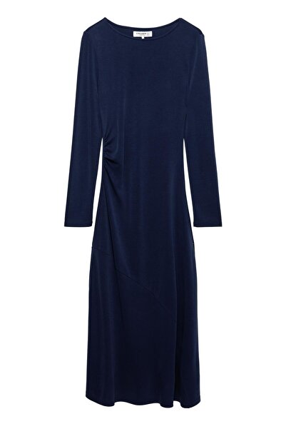 Pull & Bear Fluid draped midi dress