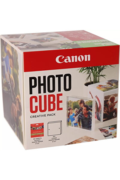 Canon PP-201 13x13 cm Photo Cube Creative Pack White Green 40 Sh