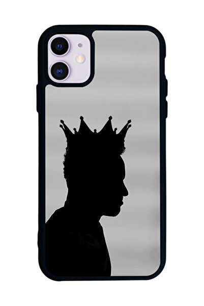 SCALETA CASE iPhone 11 Uyumlu Neymar JR Tasarımlı Glossy Mat Siyah Silikon Te...