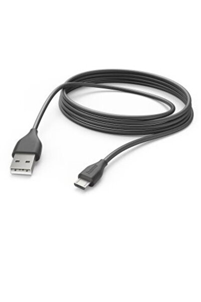 Hama Καλώδιο φόρτισης, USB-A - Micro-USB, 3 μ., μαύρο