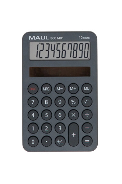 MAUL Calculator de buzunar MD1, 10 cifre, fabricat din plastic reciclat, alim...