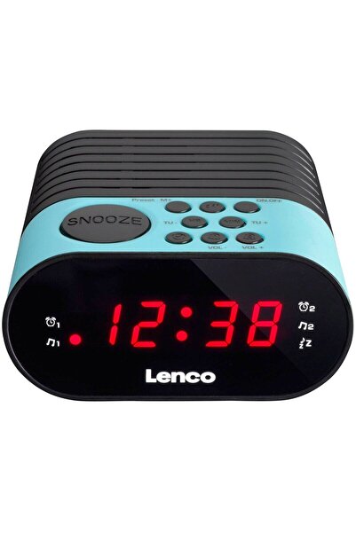 Lenco Ceas de birou CR-07 albastru