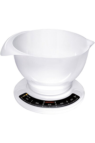 Leifheit Analog Kitchen Scale Soehnle Culina Pro, 5kg, 50g, White