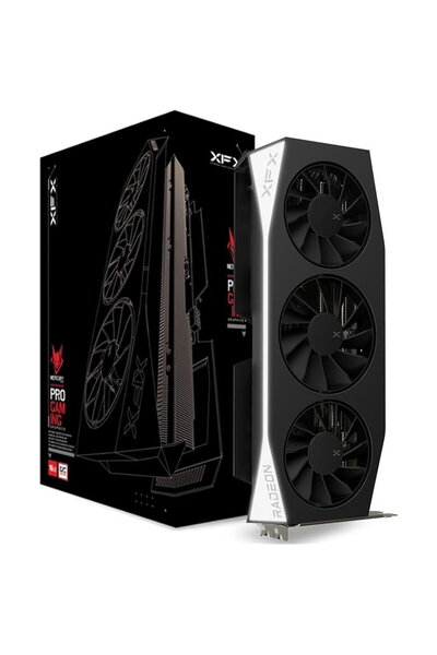 XFX Placă video RX 9060 XT Mercury Gaming Neagră 16GB GDDR6