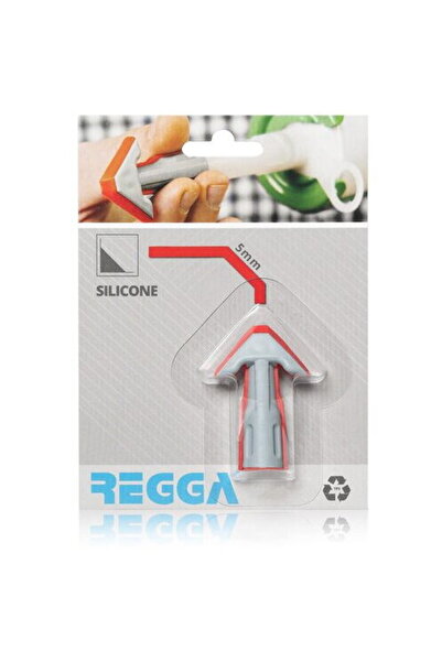 REGGA Flat Applicator for Silicone Sealant Red, 5mm