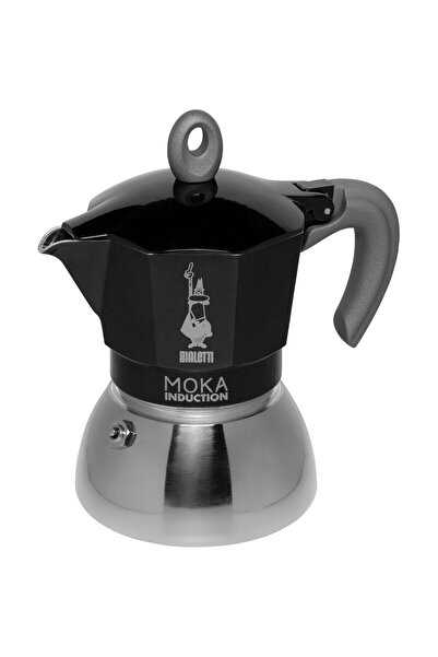 Bialetti Cafetieră MOKA 4 TZ cu inducție neagră