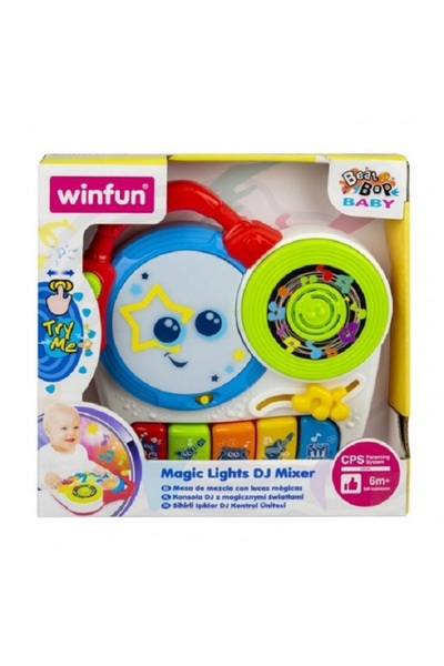 WINFUN Jucarie bebelusi Dj Mixer cu sunte si lumini