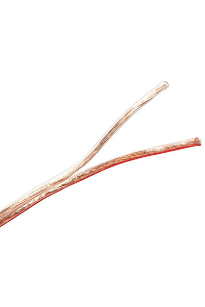 LogiLink Cablu difuzor, 2x1,50 mm2, 100 m transparent