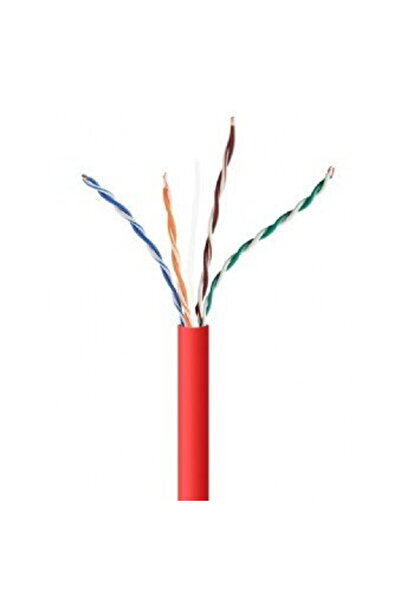 Gembird Cablu solid UPC-5004E-SOL-R UTP cat. 5 CCA rolă 305m Roșu