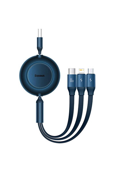 Baseus Bright Mirror One-for-three Retractable Cable