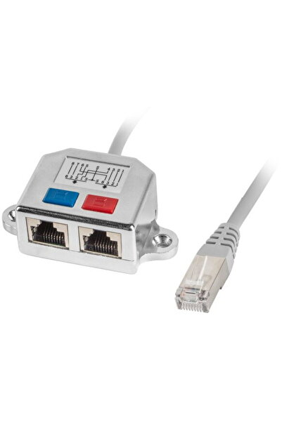 Lanberg Splitter LAN RJ45/2x RJ45 FTP AD-0026-S