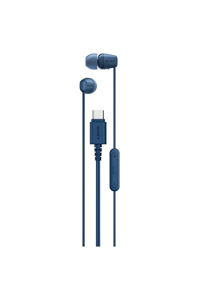 Sony IER‑EX15C USB‑C Wired Earbuds with Mic, Blue