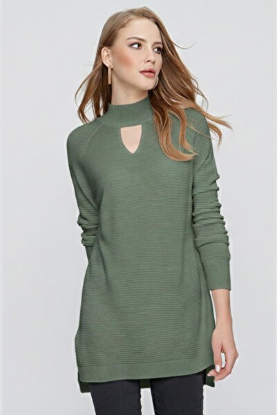 TENA Women's Çağla Front Window Knitwear Sweater