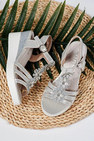 Zaira White girls' Sandals made of eco- Leather Irene #22024 - 36