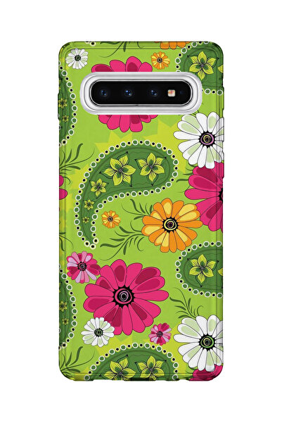 lelia حافظة هاتف شفافة مطبوعة متوافقة مع هاتف سامسونج جالاكسي S10 |   مجموعة ...