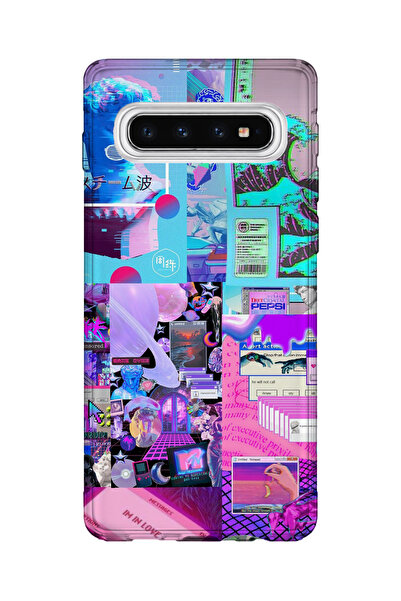 lelia حافظة هاتف شفافة مطبوعة متوافقة مع هاتف سامسونج جالاكسي S10 |   المجموع...